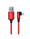 UGREEN US299 USB-A/Lightning 2.4A, 1m (piros) sarokkábel