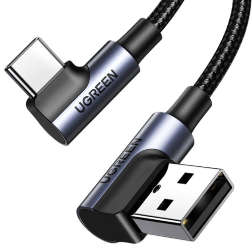 Kup Úhlový kabel UGREEN US176 USB-C/USB-A 3A, 3m (černý) - UGR1467 - {ean13} - Sklep Home Screen