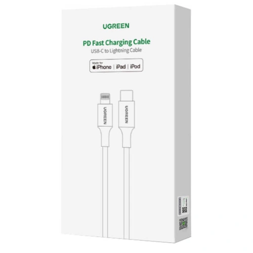 Buy UGREEN US304 USB-C/Lightning Cable PD 3A, 2m - UGR1471 - {ean13} - Home Screen Store Europe