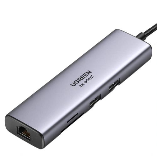 Kup UGREEN USB-C/2x USB 3.0 + HDMI + RJ45 + SD/TF HUB - UGR1472 - {ean13} - Sklep Home Screen