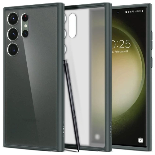 Kup Etui Spigen Ultra Hybrid Samsung Galaxy S23 Ultra Frost Green - SPN2787 - {ean13} - Sklep Home Screen