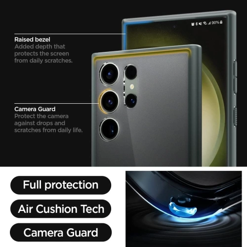 Kup Etui Spigen Ultra Hybrid Samsung Galaxy S23 Ultra Frost Green - SPN2787 - {ean13} - Sklep Home Screen