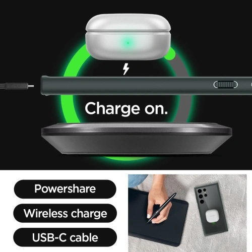Kup Etui Spigen Ultra Hybrid Samsung Galaxy S23 Ultra Frost Green - SPN2787 - {ean13} - Sklep Home Screen