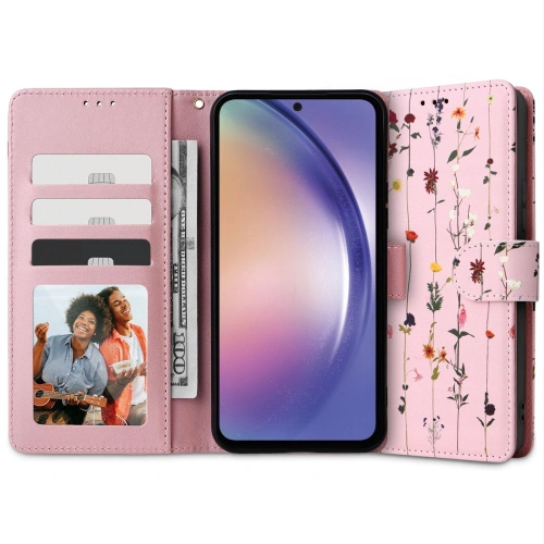 Kup Etui Tech-Protect Wallet Samsung Galaxy A54 5G Garden Pink - THP1771 - {ean13} - Sklep Home Screen