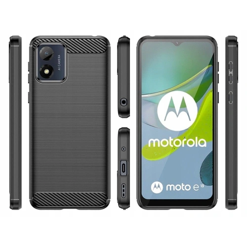 Buy Tech-Protect TPUCarbon Motorola Moto E13 Black - THP1775 - {ean13} - Home Screen Store Europe