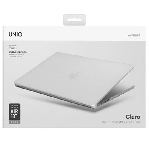Kup Etui UNIQ Claro Apple MacBook Air 13 2022 przezroczysty/dove matte clear - UNIQ859 - {ean13} - Sklep Home Screen