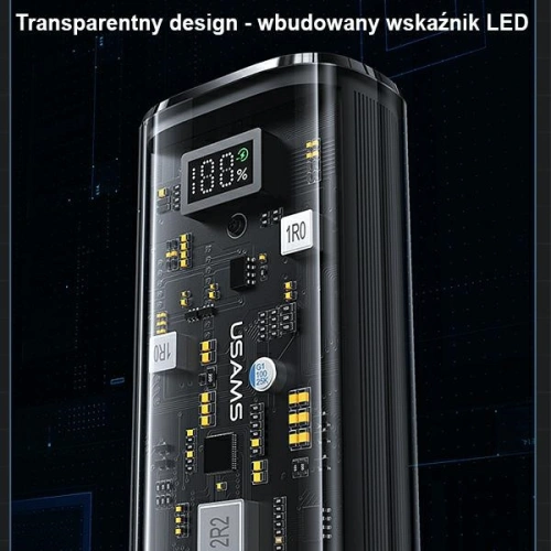 Kup Powerbank USAMS 9000mAh PD 20W QC3.0+PD Dual-Port Fast Charge negru/black (US-CD189) - USA914 - {ean13} - Sklep Home Screen