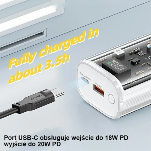 Kup Powerbanka USAMS 9000mAh PD 20W QC3.0+PD Dual-Port Fast Charge černá/black (US-CD189) - USA914 - {ean13} - Sklep Home Screen