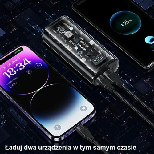 Kup Powerbanka USAMS 9000mAh PD 20W QC3.0+PD Dual-Port Fast Charge černá/black (US-CD189) - USA914 - {ean13} - Sklep Home Screen