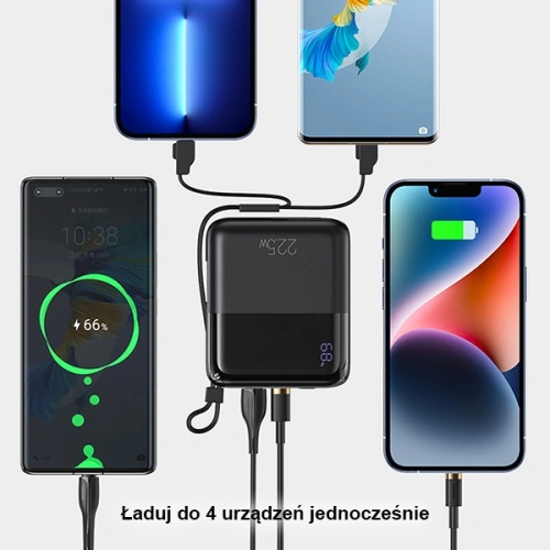 Kup Powerbank USAMS PB69 10000mAh 22.5W QC3.0+PD Fast Charge Digital Display schwarz/schwarz (US-CD186) - USA915 - {ean13} - Sklep Home Screen
