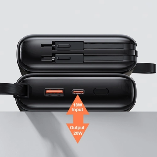 Kup Powerbank USAMS PB69 10000mAh 22.5W QC3.0+PD Fast Charge Digital Display schwarz/schwarz (US-CD186) - USA915 - {ean13} - Sklep Home Screen