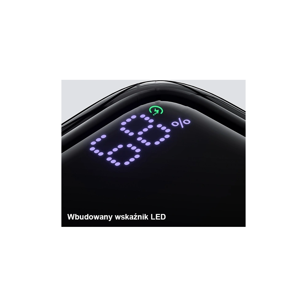 Powerbank USAMS PB69 10000mAh 22.5W QC3.0+PD Fast Charge Digital Display czarny/black (US-CD186)