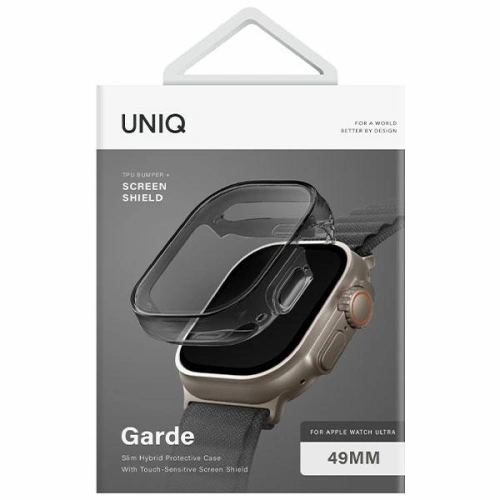 Buy UNIQ Garde case Apple Watch Ultra 49mm grey/smoked grey - UNIQ862 - {ean13} - Home Screen Store Europe