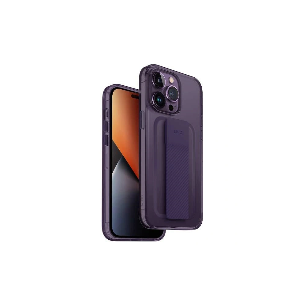 Etui UNIQ Heldro Mount Apple iPhone 14 Pro fioletowy/fig purple