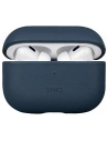 Apple UNIQ Terra Tasche AirPods Pro 2 Echtes Leder blau/space blau