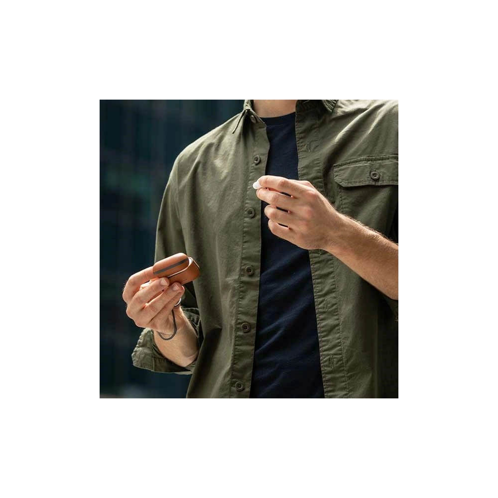 Etui UNIQ Terra Apple AirPods Pro 2 Genuine Leather niebieski/space blue