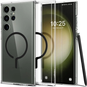Kup Etui Spigen Ultra Hybrid OneTap Ring MagSafe Samsung Galaxy S23 Ultra Negru - SPN2789 - {ean13} - Sklep Home Screen