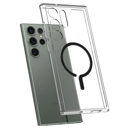 Kup Tok Spigen Ultra Hybrid OneTap Ring MagSafe Samsung Galaxy S23 Ultra Fekete - SPN2789 - {ean13} - Sklep Home Screen