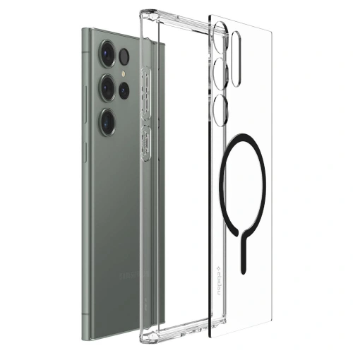 Kup Etui Spigen Ultra Hybrid OneTap Ring MagSafe Samsung Galaxy S23 Ultra Black - SPN2789 - {ean13} - Sklep Home Screen