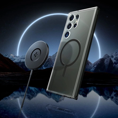 Kup Tok Spigen Ultra Hybrid OneTap Ring MagSafe Samsung Galaxy S23 Ultra Fekete - SPN2789 - {ean13} - Sklep Home Screen