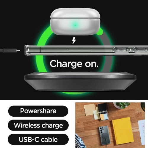 Kup Etui Spigen Ultra Hybrid OneTap Ring MagSafe Samsung Galaxy S23 Ultra Black - SPN2789 - {ean13} - Sklep Home Screen