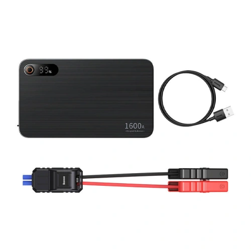 Kup Powerbank / Indító Baseus Super Energy PRO Autós Indítókészülék, 1600A, USB (fekete) - BSU3977 - {ean13} - Sklep Home Screen