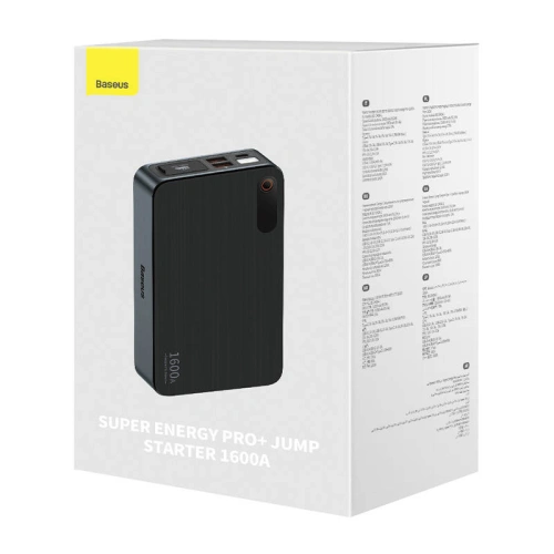 Kup Powerbank / Indító Baseus Super Energy PRO Autós Indítókészülék, 1600A, USB (fekete) - BSU3977 - {ean13} - Sklep Home Screen