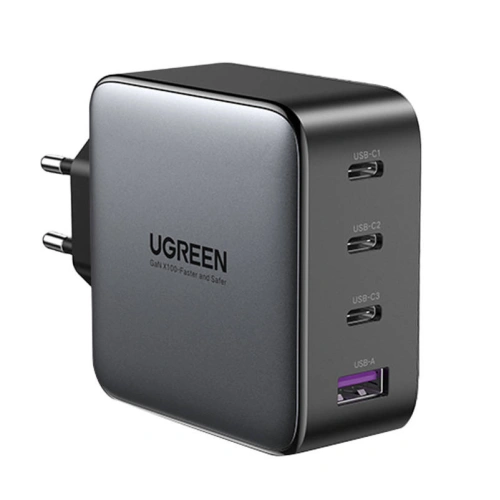 Kup Încărcător de rețea UGREEN CD226, 3x USB-C, 1x USB-A, GaN, PD3.0, QC4+, 100W + cablu 1.5m (gri) - UGR1474 - {ean13} - Sklep Home Screen