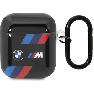 Kup Etui BMW BMA222SOTK Apple AirPods 2/1 czarny/black Tricolor Stripes - BMW346 - {ean13} - Sklep Home Screen