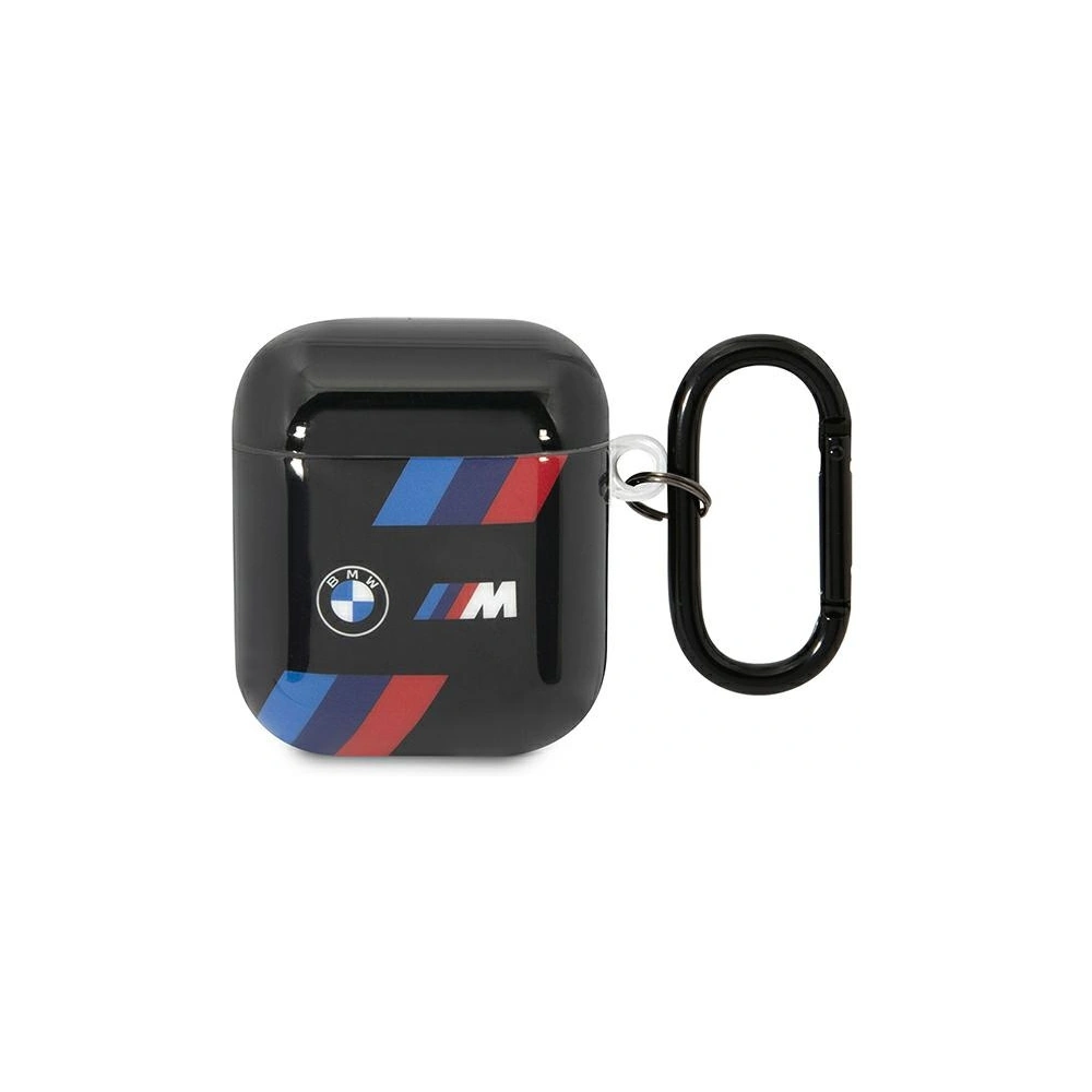 Etui BMW BMA222SOTK Apple AirPods 2/1 czarny/black Tricolor Stripes
