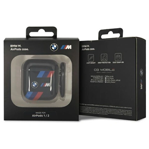 Kup BMW Apple Tasche BMA222SOTK AirPods 2/1 schwarz/schwarz Tricolor Stripes - BMW346 - {ean13} - Sklep Home Screen