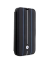 Kup Etui BMW BMBKP14L22RVSK Apple iPhone 14 Pro negru/black bookcase din piele cu model dungi albastre - BMW348 - {ean13} - Sklep Home Screen