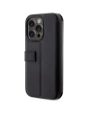 Kup Etui BMW BMBKP14L22RVSK Apple iPhone 14 Pro negru/black bookcase din piele cu model dungi albastre - BMW348 - {ean13} - Sklep Home Screen