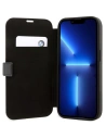 Kup Etui BMW BMBKP14L22RVSK Apple iPhone 14 Pro negru/black bookcase din piele cu model dungi albastre - BMW348 - {ean13} - Sklep Home Screen