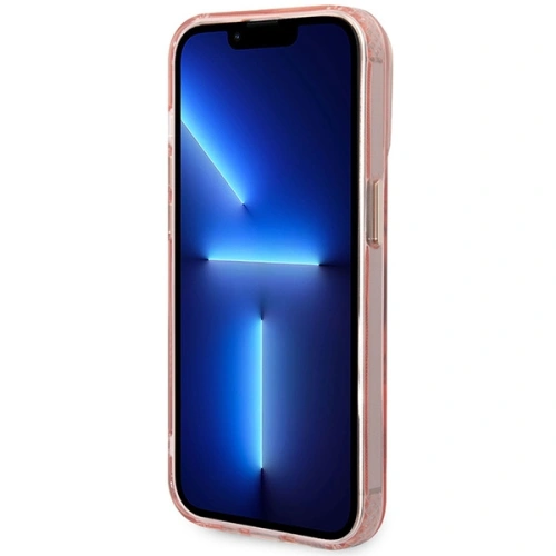 Kup Etui Guess GUHMP14XHTCMP Apple iPhone 14 Pro Max różowy/pink hard case Gold Outline Translucent MagSafe - GUE2429 - {ean13} - Sklep Home Screen