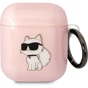 Kup Etui Karl Lagerfeld KLA2HNCHTCP Apple AirPods 2/1 roz/pink Ikonik Choupette - KLD1498 - {ean13} - Sklep Home Screen