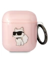 Kup Etui Karl Lagerfeld KLA2HNCHTCP Apple AirPods 2/1 różowy/pink Ikonik Choupette - KLD1498 - {ean13} - Sklep Home Screen