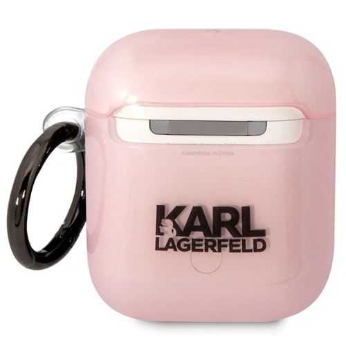 Kup Etui Karl Lagerfeld KLA2HNCHTCP Apple AirPods 2/1 różowy/pink Ikonik Choupette - KLD1498 - {ean13} - Sklep Home Screen