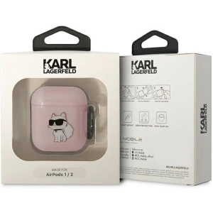 Kup Etui Karl Lagerfeld KLA2HNCHTCP Apple AirPods 2/1 różowy/pink Ikonik Choupette - KLD1498 - {ean13} - Sklep Home Screen
