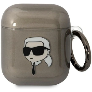 Kup Etui Karl Lagerfeld KLA2HNIKTCK Apple AirPods 2/1 negru/black Karl`s Head - KLD1500 - {ean13} - Sklep Home Screen
