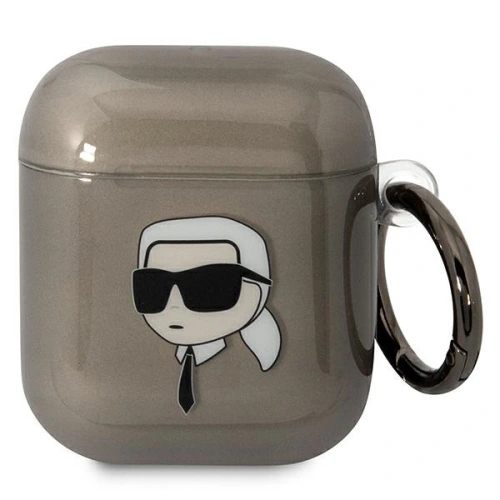 Kup Etui Karl Lagerfeld KLA2HNIKTCK Apple AirPods 2/1 czarny/black Karl`s Head - KLD1500 - {ean13} - Sklep Home Screen