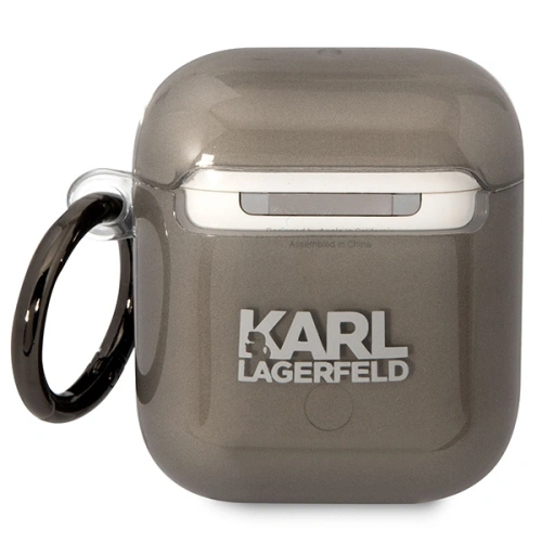 Kup Etui Karl Lagerfeld KLA2HNIKTCK Apple AirPods 2/1 czarny/black Karl`s Head - KLD1500 - {ean13} - Sklep Home Screen
