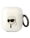 Karl Lagerfeld KLA2HNIKTCT Apple AirPods 2/1 transparent Karl`s Head