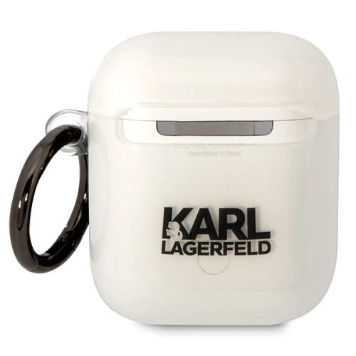 Kup Etui Karl Lagerfeld KLA2HNIKTCT Apple AirPods 2/1 transparent Karl`s Head - KLD1501 - {ean13} - Sklep Home Screen