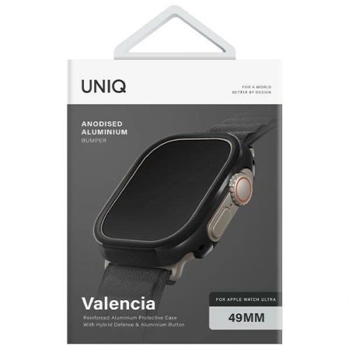 Buy UNIQ Valencia case Apple Watch Ultra 49mm black/midnight black - UNIQ872 - {ean13} - Home Screen Store Europe