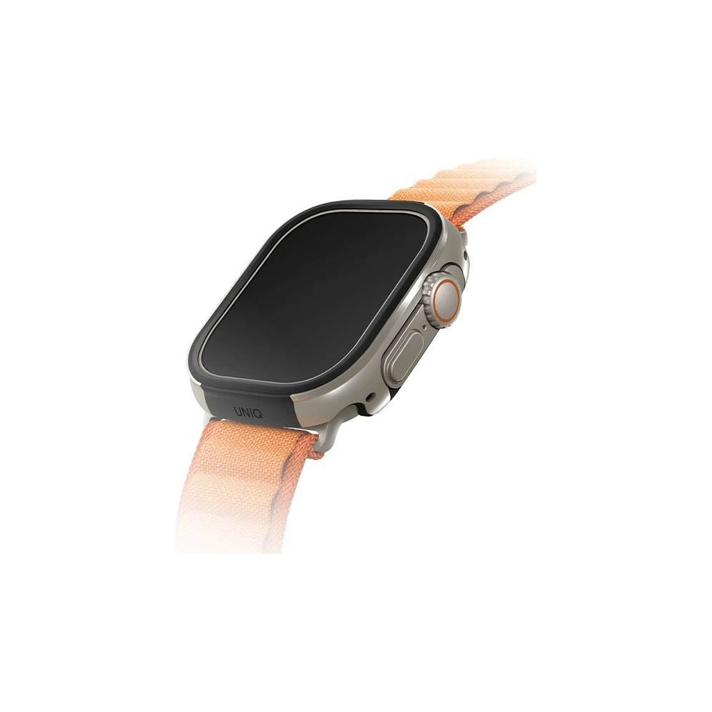 Etui UNIQ Valencia Apple Watch Ultra 49mm srebrny/titanium silver