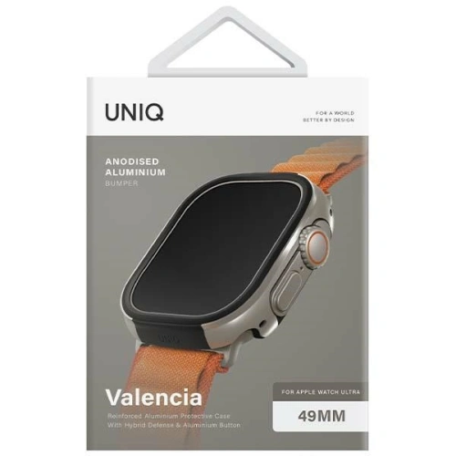 Kup Etui UNIQ Valencia Apple Watch Ultra 49mm srebrny/titanium silver - UNIQ873 - {ean13} - Sklep Home Screen