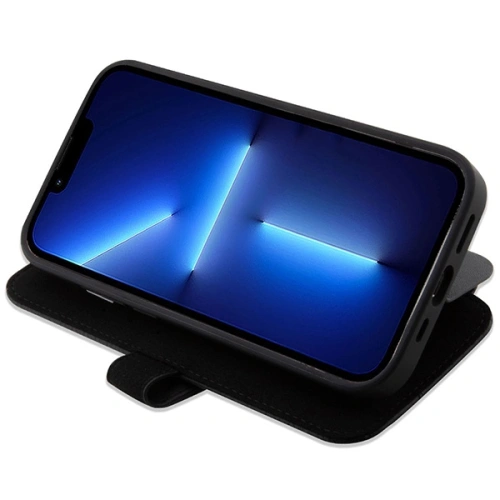 Kup BMW Apple Tasche BMBKP14X22RDPK iPhone 14 Pro Max schwarz/schwarz Bookcase Leder Textured&Stripe - BMW349 - {ean13} - Sklep Home Screen