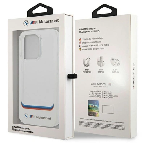 Kup Etui BMW BMHCP14L22HMCH Apple iPhone 14 Pro alb/white Transparent Center - BMW351 - {ean13} - Sklep Home Screen