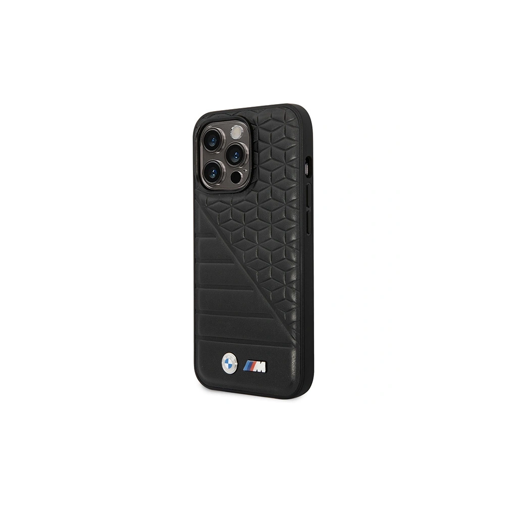 Etui BMW BMHCP14L22PMGK Apple iPhone 14 Pro czarny/black Bi Pattern